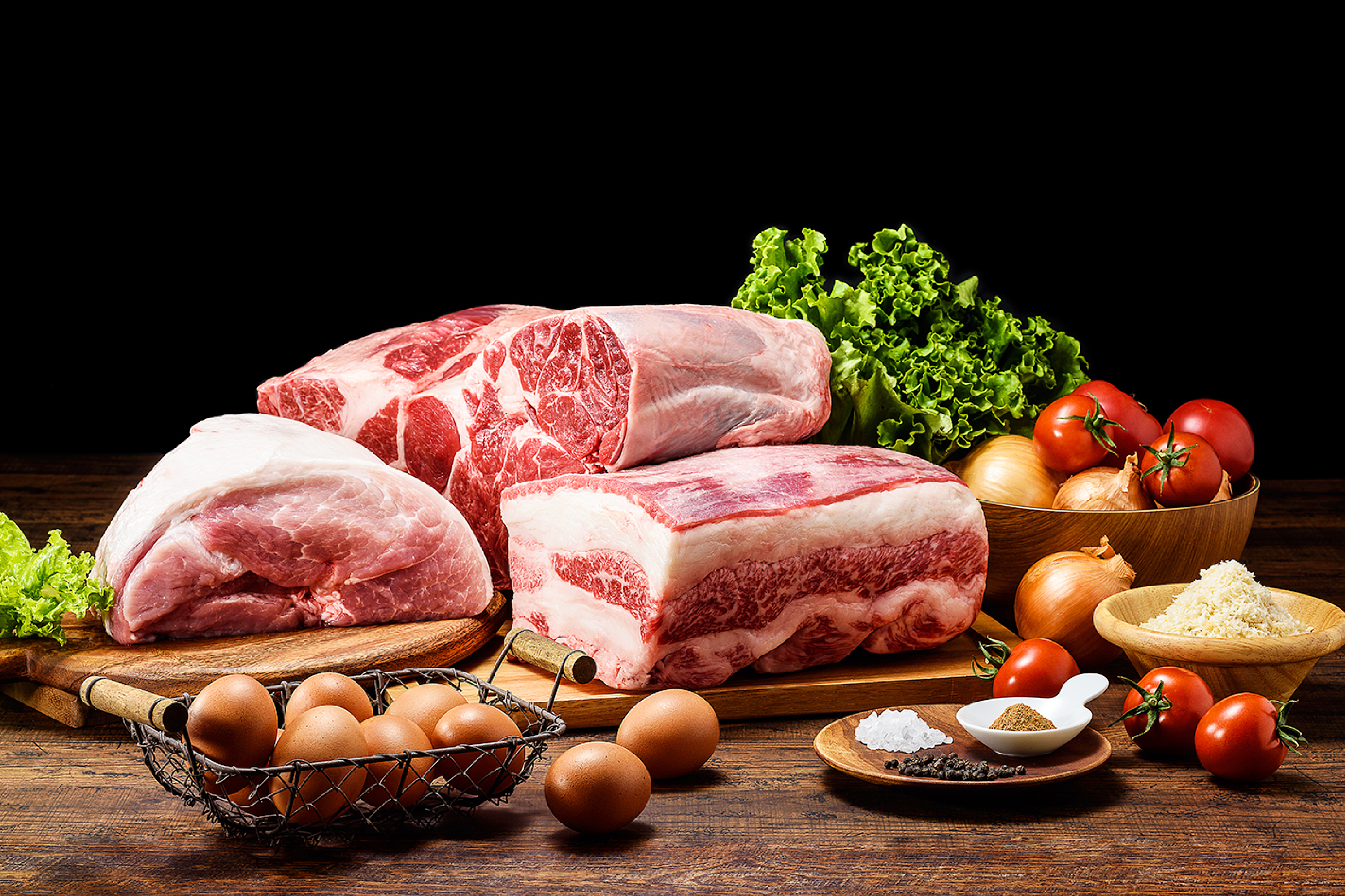 焼肉の撮影カット